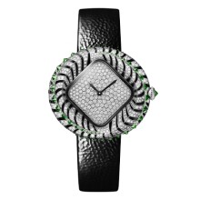 MONTRE JOAILLIÈRE TIGRÉE Or gris rhodié