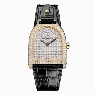 Stirrup Rose Gold Full Set Diamonds © Ralph Lauren