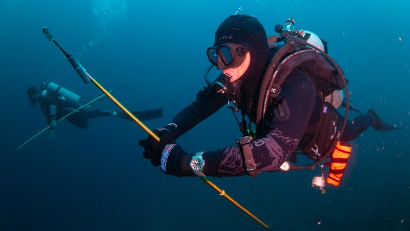 One of the Ecuador Manta Expedition 2023 dives © Manta Trust Foundation 