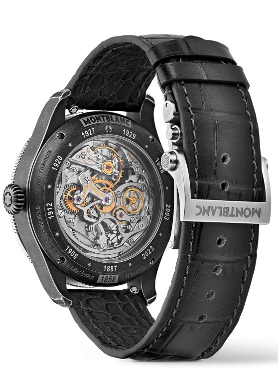 Montblanc 1858 The Unveiled Timekeeper Minerva Limited Edition © Montblanc