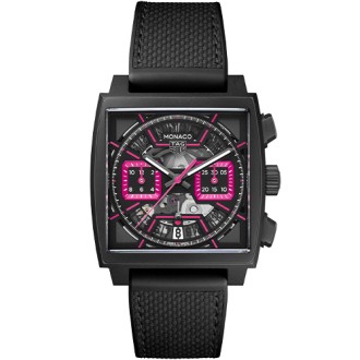 Monaco Chronograph in pink 