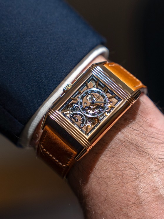 Verso of the Reverso Tribute Chronograph in Pink Gold © Jaeger-LeCoultre