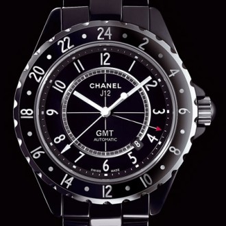 J12 Céramique noire fonction GMT