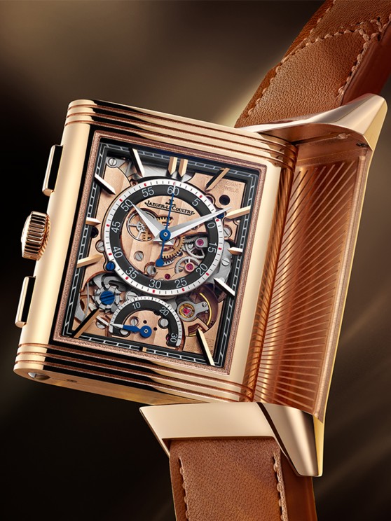 Reverso Tribute Chronograph in Pink Gold © Jaeger-LeCoultre