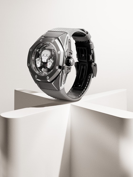 Calf skin bracelet on the Royal Oak Concept Tourbillon “COMPANION” © Audemars Piguet