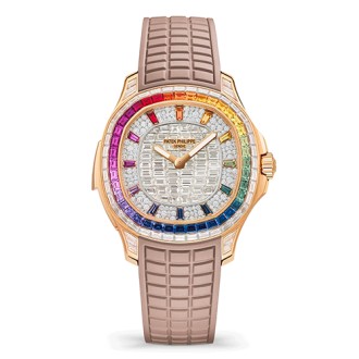 The Aquanaut Luce “Rainbow” Minute Repeater Haute Joaillerie 5260/355R-001 © Patek Philippe 